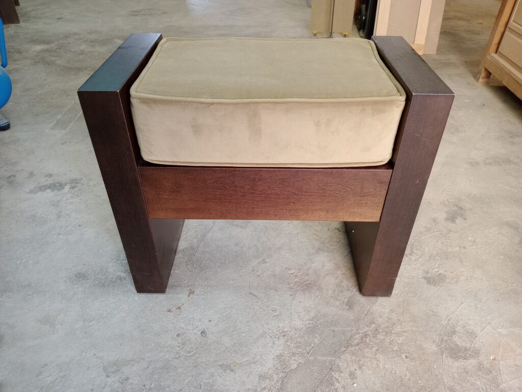 banqueta de madera