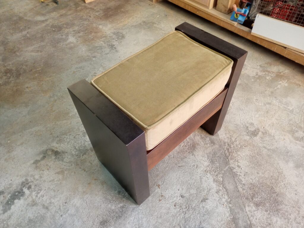 banqueta de madera