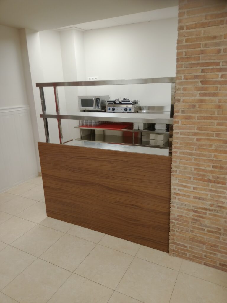 panelado mesa nogal
