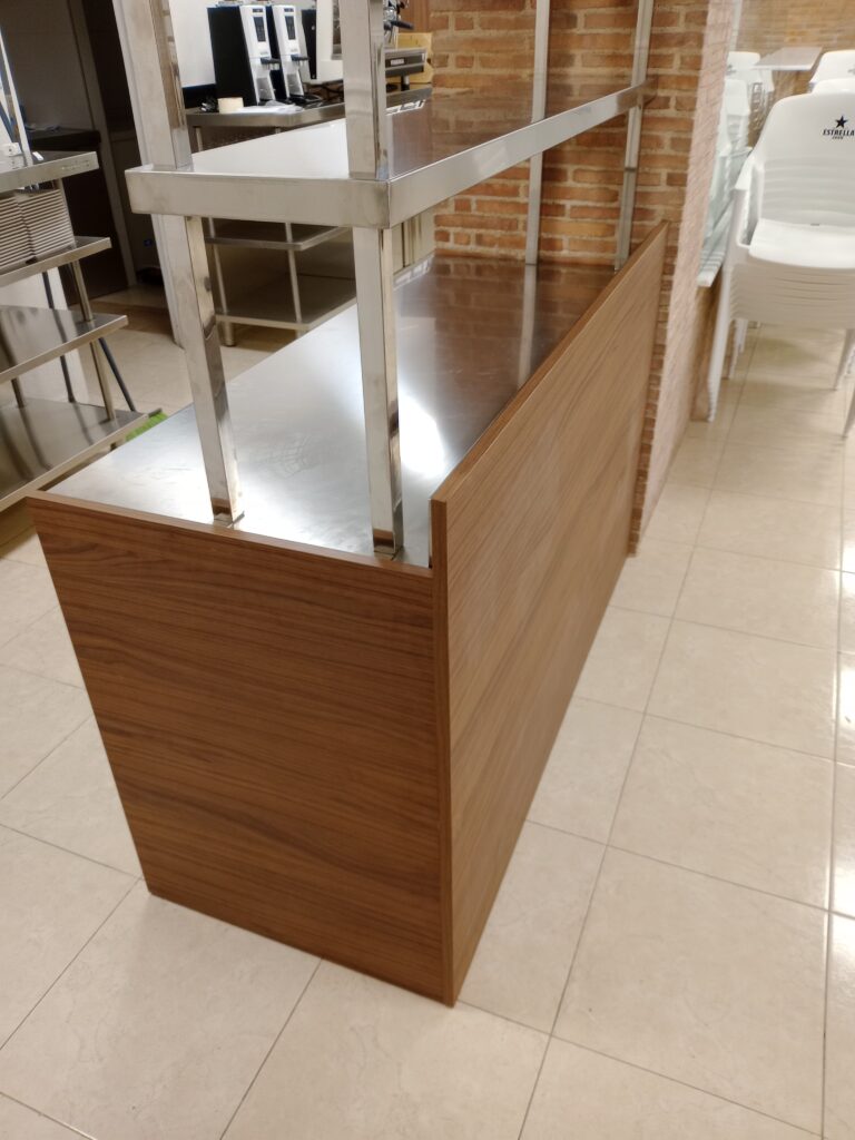 panelado mesa nogal